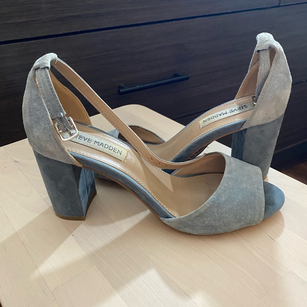 Steve Madden Blue Heels